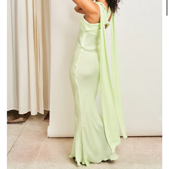 Dana Foley Champagne Evening Tube Dress brand new - Picture 5 of 6